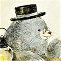 モグラのイラスト　アズマモグラの絵　日本の野生動物のイラスト　 Mole illust