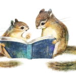 シマリスのイラスト Chipmunk illust